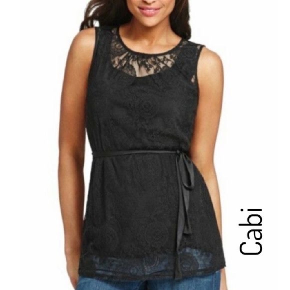 Floral, lace CAbi tank top. Size extra small.